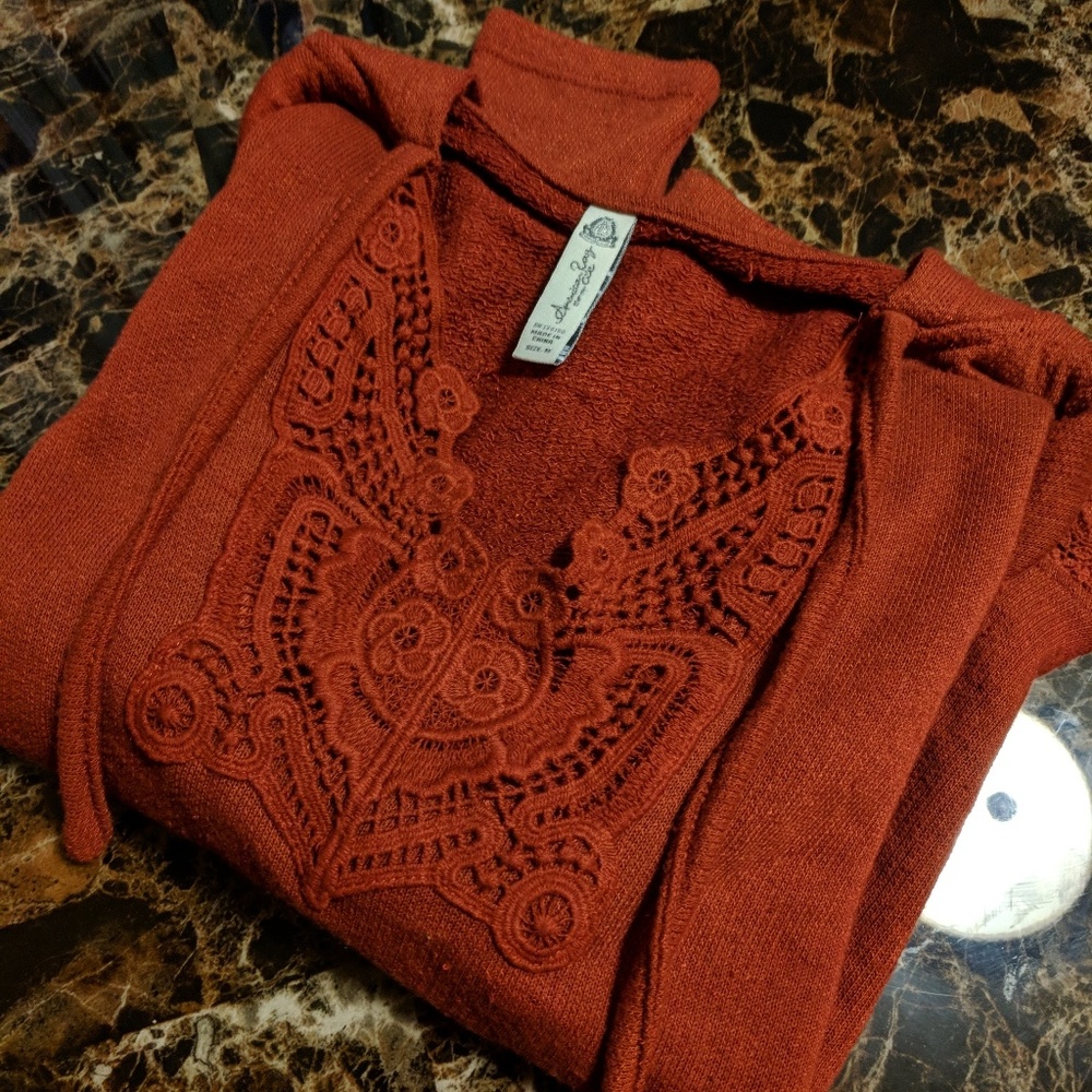 American Rag Burnt Orange Sweater - Picture 1 of 5